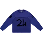 Deputy Department Shirt Schwerer Jersey Lang Blau